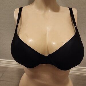 Maidenform Bra 34D Black Underwire Lined 07959